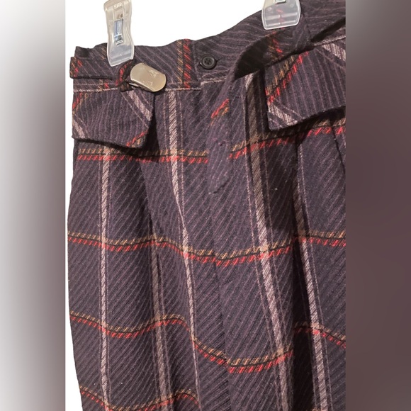 Vintage 1970’s NewView Ladies Plaid Wool Trousers Size 4-5 - Picture 5 of 6